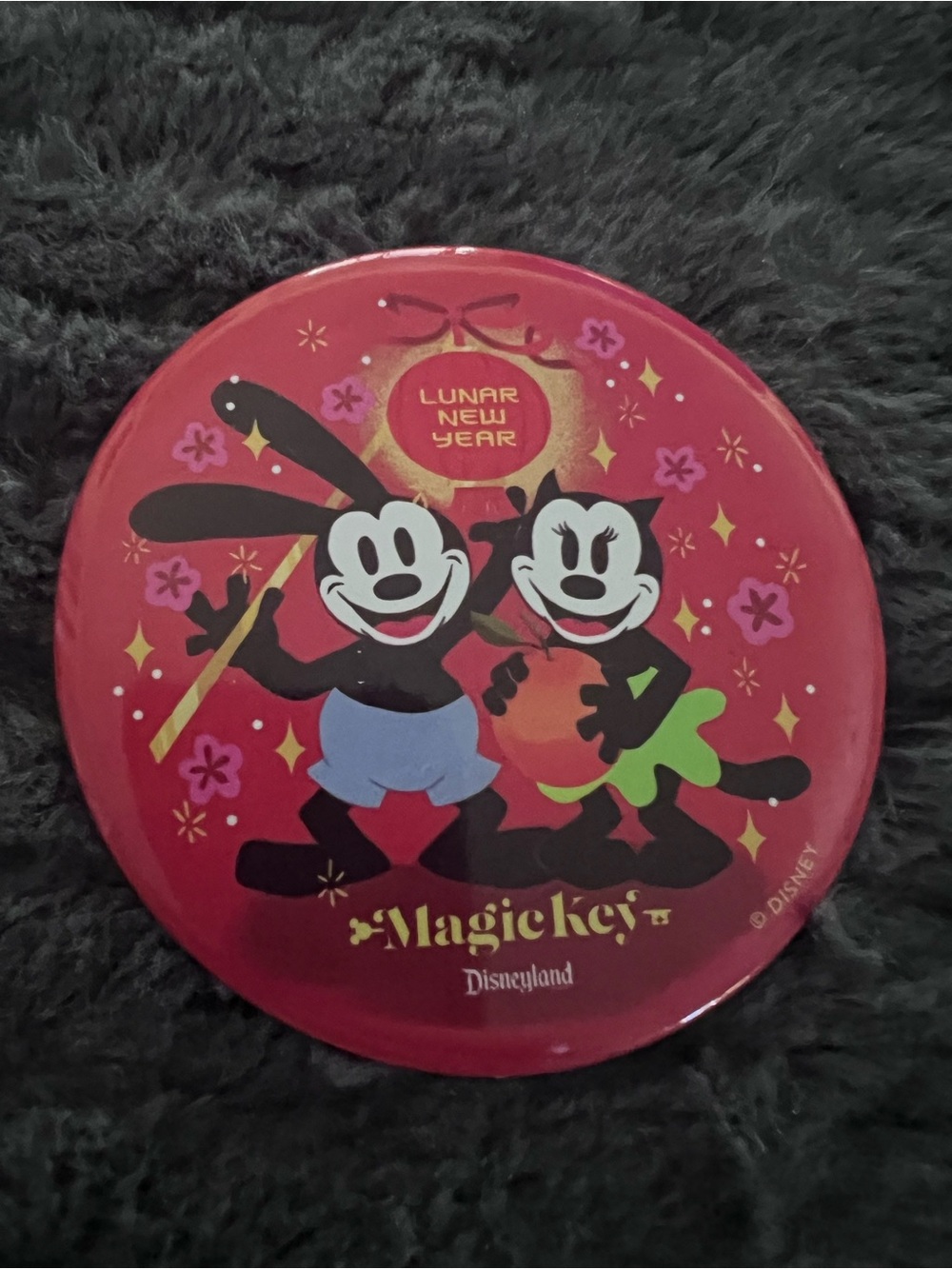 Disneyland Magic Key exclusive Lunar New Year 2023 button pin